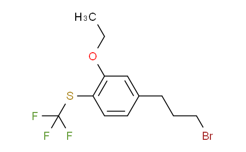 CAS No. 1806600-43-0, 1-(3-Bromopropyl)-3-ethoxy-4-(trifluoromethylthio)benzene