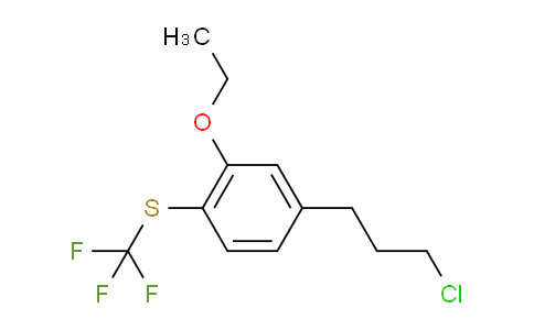 CAS No. 1806689-15-5, 1-(3-Chloropropyl)-3-ethoxy-4-(trifluoromethylthio)benzene