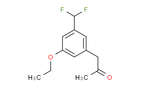 CAS No. 1804281-83-1, 1-(3-(Difluoromethyl)-5-ethoxyphenyl)propan-2-one