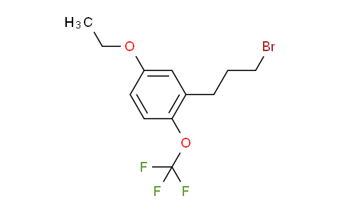 CAS No. 1806479-25-3, 1-(3-Bromopropyl)-5-ethoxy-2-(trifluoromethoxy)benzene