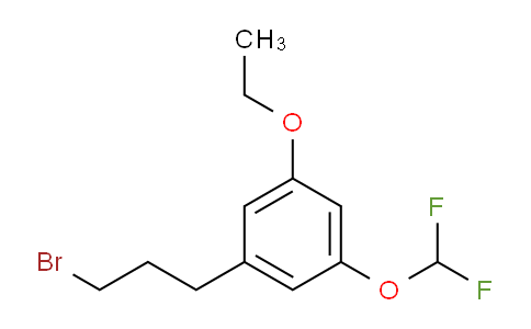 CAS No. 1805865-96-6, 1-(3-Bromopropyl)-3-(difluoromethoxy)-5-ethoxybenzene