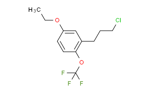 CAS No. 1806557-12-9, 1-(3-Chloropropyl)-5-ethoxy-2-(trifluoromethoxy)benzene