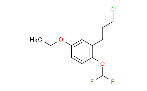 CAS No. 1806382-46-6, 1-(3-Chloropropyl)-2-(difluoromethoxy)-5-ethoxybenzene