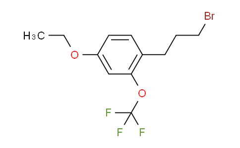 CAS No. 1805741-29-0, 1-(3-Bromopropyl)-4-ethoxy-2-(trifluoromethoxy)benzene