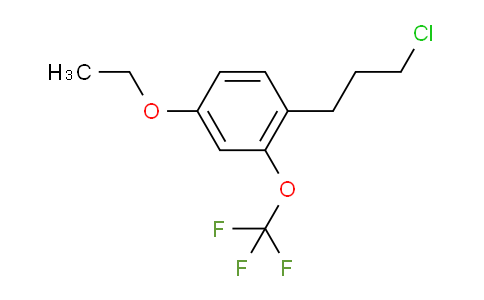 CAS No. 1805687-66-4, 1-(3-Chloropropyl)-4-ethoxy-2-(trifluoromethoxy)benzene
