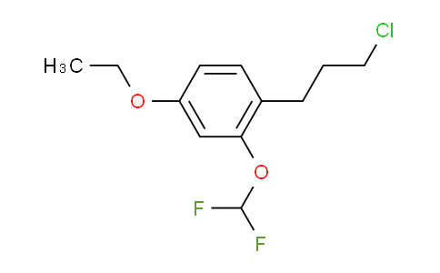 CAS No. 1804178-06-0, 1-(3-Chloropropyl)-2-(difluoromethoxy)-4-ethoxybenzene