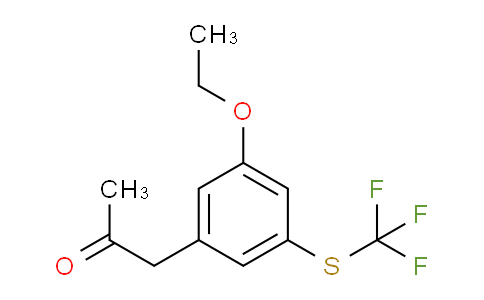 CAS No. 1805895-93-5, 1-(3-Ethoxy-5-(trifluoromethylthio)phenyl)propan-2-one