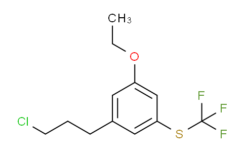 CAS No. 1806481-37-7, 1-(3-Chloropropyl)-3-ethoxy-5-(trifluoromethylthio)benzene