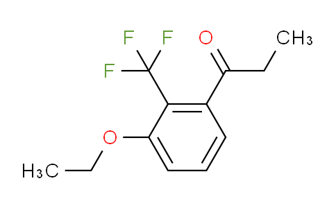 CAS No. 1804282-83-4, 1-(3-Ethoxy-2-(trifluoromethyl)phenyl)propan-1-one