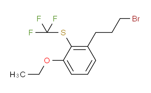 CAS No. 1806433-62-4, 1-(3-Bromopropyl)-3-ethoxy-2-(trifluoromethylthio)benzene