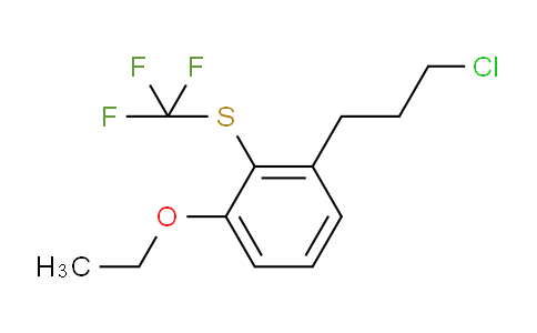 CAS No. 1806611-74-4, 1-(3-Chloropropyl)-3-ethoxy-2-(trifluoromethylthio)benzene