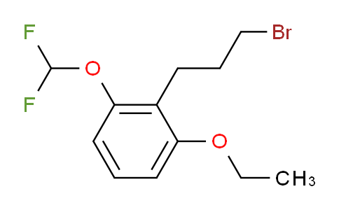 CAS No. 1805890-53-2, 1-(3-Bromopropyl)-2-(difluoromethoxy)-6-ethoxybenzene