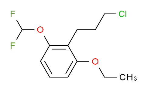 CAS No. 1804219-50-8, 1-(3-Chloropropyl)-2-(difluoromethoxy)-6-ethoxybenzene