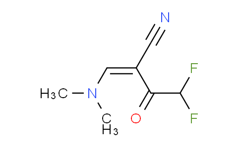 CAS No. 2254338-27-5, (Z)-2-((Dimethylamino)methylene)-4,4-difluoro-3-oxobutanenitrile