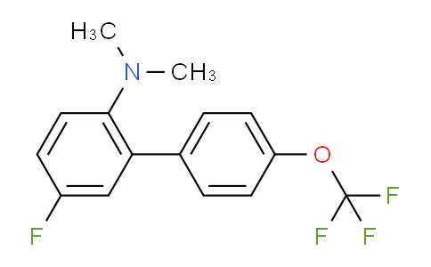 CAS No. 1261765-27-8, (5-Fluoro-4'-(trifluoromethoxy)biphenyl-2-yl)-dimethylamine