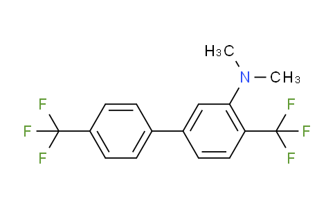 CAS No. 1261773-75-4, (4,4'-Bis(trifluoromethyl)biphenyl-3-yl)-dimethyl-amine