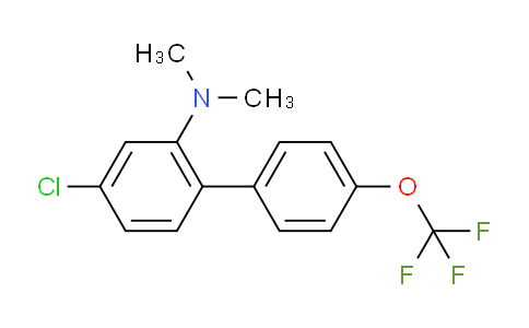CAS No. 1261485-66-8, (4-Chloro-4'-(trifluoromethoxy)biphenyl-2-yl)-dimethylamine