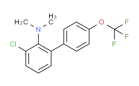 CAS No. 1261572-06-8, (3-Chloro-4'-(trifluoromethoxy)biphenyl-2-yl)-dimethylamine