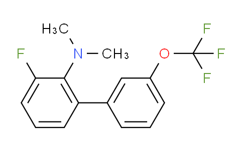 CAS No. 1261449-81-3, (3-Fluoro-3'-(trifluoromethoxy)biphenyl-2-yl)-dimethylamine