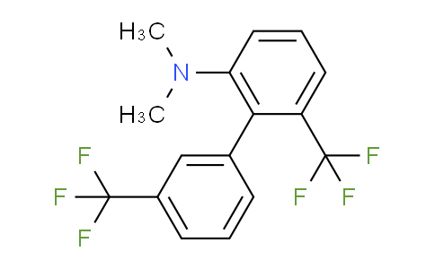 CAS No. 1261605-44-0, (6,3'-Bis(trifluoromethyl)biphenyl-2-yl)-dimethyl-amine