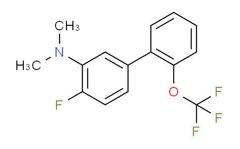 CAS No. 1261865-32-0, (4-Fluoro-2'-(trifluoromethoxy)biphenyl-3-yl)-dimethylamine