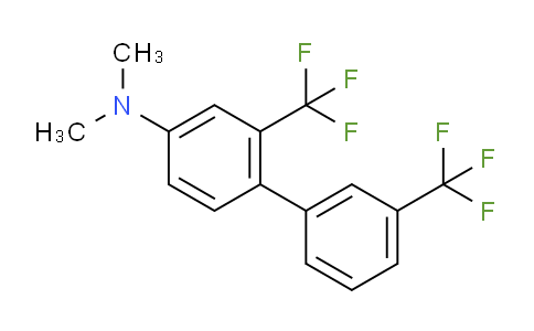 CAS No. 1261632-82-9, (2,3'-Bis(trifluoromethyl)biphenyl-4-yl)-dimethyl-amine