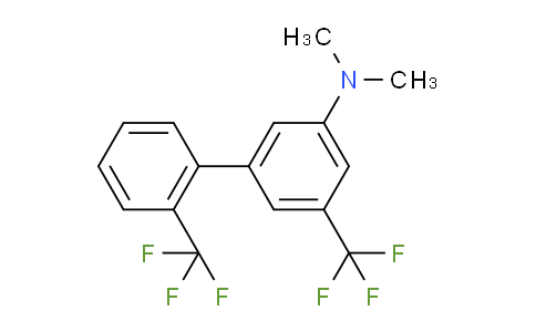 CAS No. 1261633-70-8, (5,2'-Bis(trifluoromethyl)biphenyl-3-yl)-dimethyl-amine