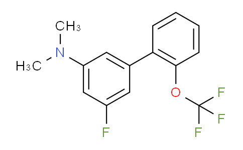 CAS No. 1261853-77-3, (5-Fluoro-2'-(trifluoromethoxy)biphenyl-3-yl)-dimethylamine