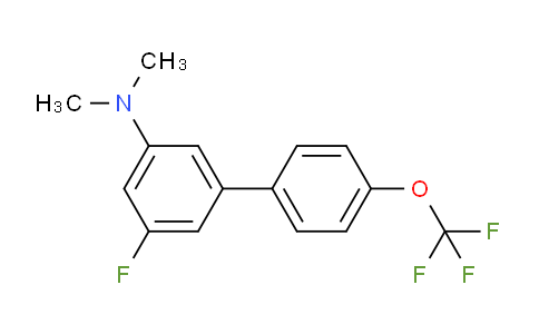 CAS No. 1261865-36-4, (5-Fluoro-4'-(trifluoromethoxy)biphenyl-3-yl)-dimethylamine