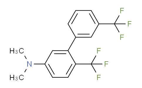 CAS No. 1261875-96-0, (6,3'-Bis(trifluoromethyl)biphenyl-3-yl)-dimethyl-amine