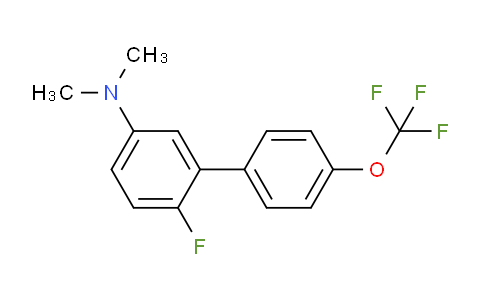 CAS No. 1261575-74-9, (6-Fluoro-4'-(trifluoromethoxy)biphenyl-3-yl)-dimethylamine