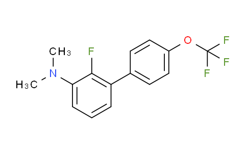 CAS No. 1261660-03-0, (2-Fluoro-4'-(trifluoromethoxy)biphenyl-3-yl)-dimethylamine