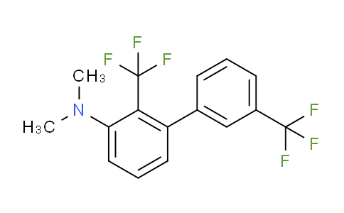 CAS No. 1261548-99-5, (2,3'-Bis(trifluoromethyl)biphenyl-3-yl)-dimethyl-amine