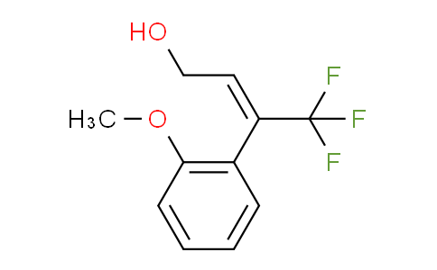 CAS No. 887616-09-3, (E)-4,4,4-Trifluoro-3-(2-methoxyphenyl)but-2-en-1-ol