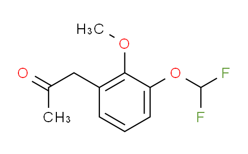 CAS No. 1803890-98-3, 1-(3-(Difluoromethoxy)-2-methoxyphenyl)propan-2-one