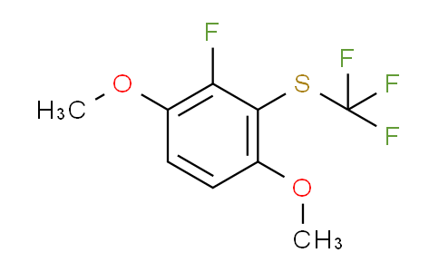 CAS No. 1804421-65-5, 1,4-Dimethoxy-2-fluoro-3-(trifluoromethylthio)benzene