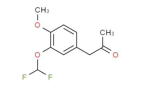 CAS No. 1806555-34-9, 1-(3-(Difluoromethoxy)-4-methoxyphenyl)propan-2-one