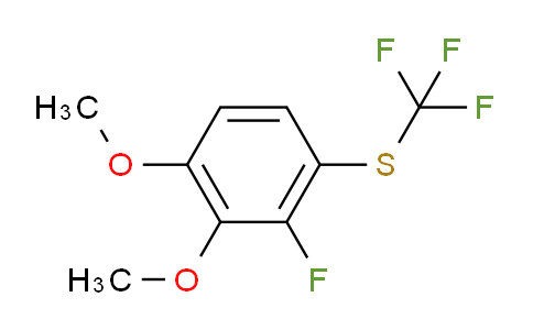 CAS No. 1806330-00-6, 1,2-Dimethoxy-3-fluoro-4-(trifluoromethylthio)benzene