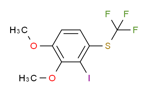 CAS No. 1803770-58-2, 1,2-Dimethoxy-3-iodo-4-(trifluoromethylthio)benzene