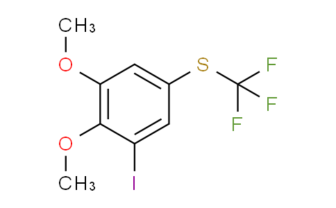 CAS No. 1806392-79-9, 1,2-Dimethoxy-3-iodo-5-(trifluoromethylthio)benzene