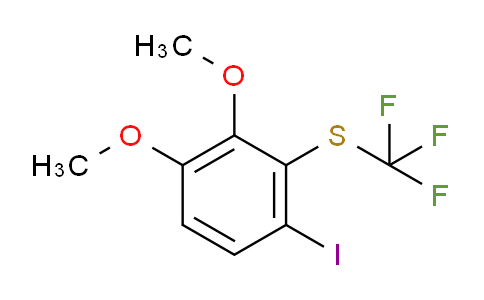 CAS No. 1803737-66-7, 1,2-Dimethoxy-4-iodo-3-(trifluoromethylthio)benzene