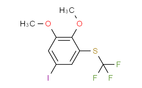 CAS No. 1803876-87-0, 1,2-Dimethoxy-5-iodo-3-(trifluoromethylthio)benzene
