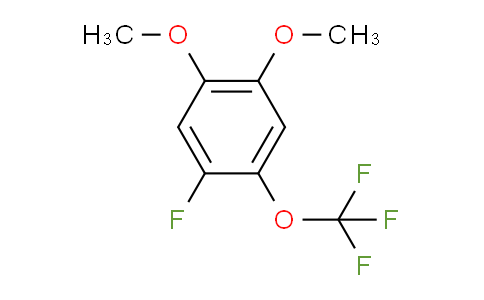 CAS No. 1804421-59-7, 1,2-Dimethoxy-4-fluoro-5-(trifluoromethoxy)benzene