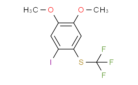 CAS No. 1803811-64-4, 1,2-Dimethoxy-4-iodo-5-(trifluoromethylthio)benzene