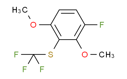 CAS No. 1806353-10-5, 1,3-Dimethoxy-4-fluoro-2-(trifluoromethylthio)benzene