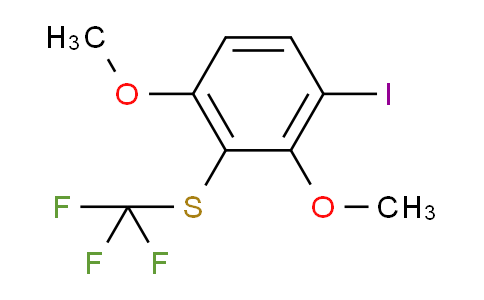 CAS No. 1803842-47-8, 1,3-Dimethoxy-4-iodo-2-(trifluoromethylthio)benzene