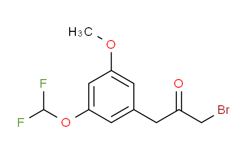 CAS No. 1803891-28-2, 1-Bromo-3-(3-(difluoromethoxy)-5-methoxyphenyl)propan-2-one