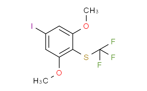CAS No. 1806425-63-7, 1,3-Dimethoxy-5-iodo-2-(trifluoromethylthio)benzene