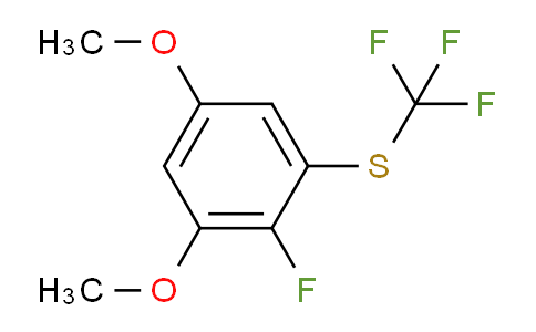 CAS No. 1803856-34-9, 1,5-Dimethoxy-2-fluoro-3-(trifluoromethylthio)benzene