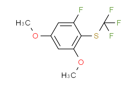 CAS No. 1806355-66-7, 1,5-Dimethoxy-3-fluoro-2-(trifluoromethylthio)benzene